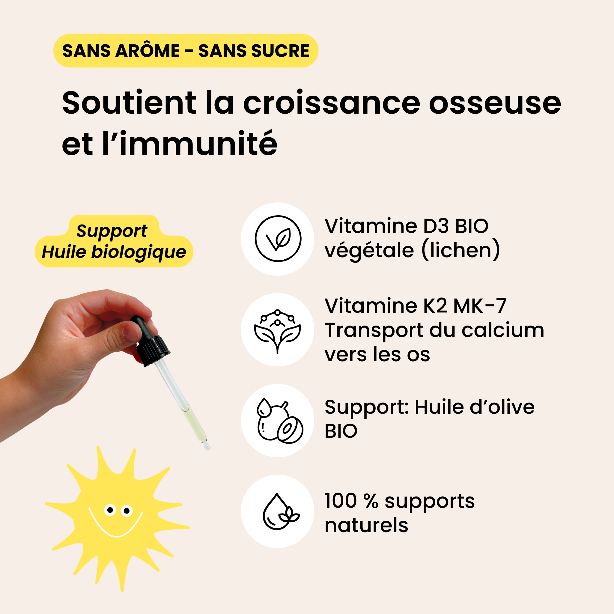 Kids Vitamin D3 + K2