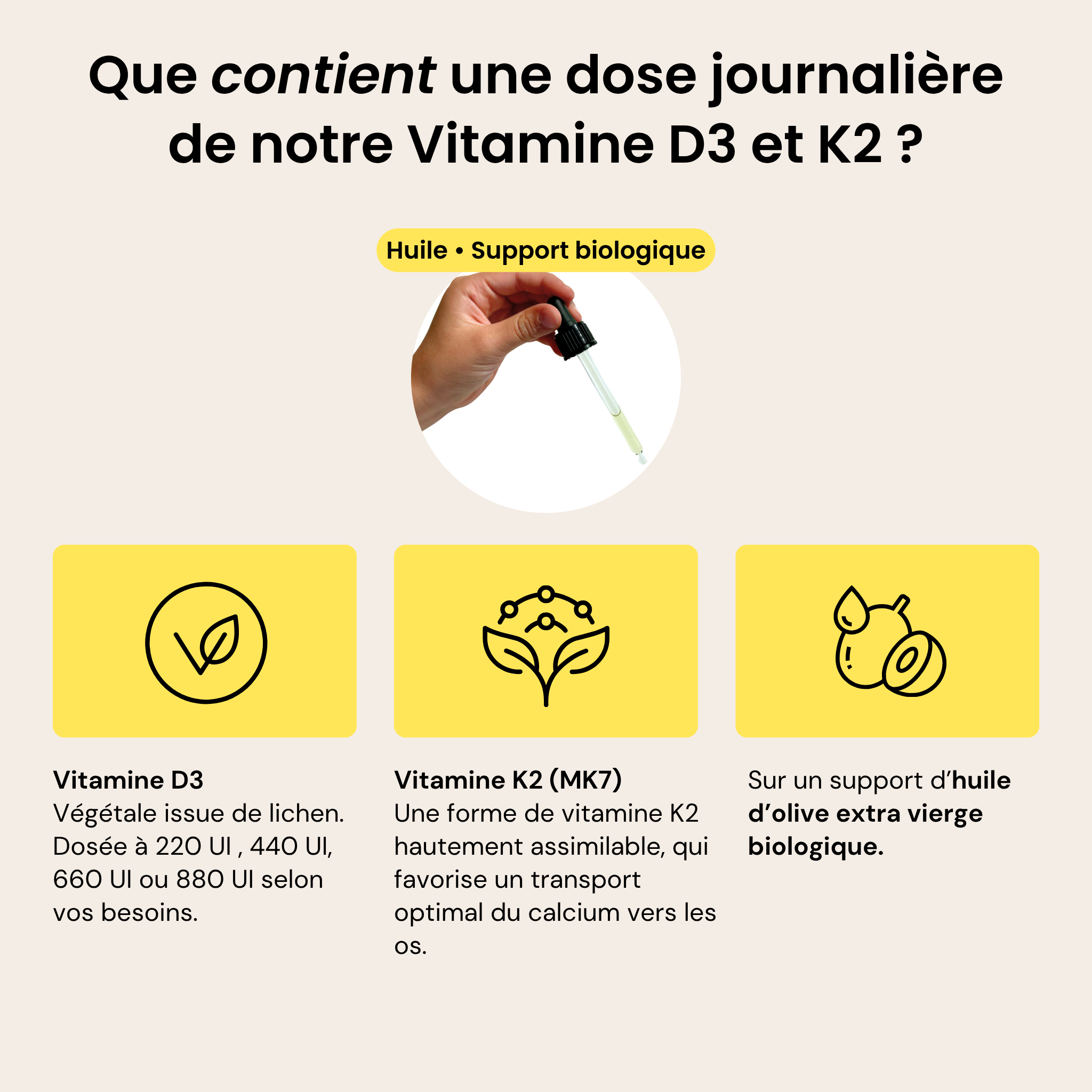 Kids Vitamin D3 + K2