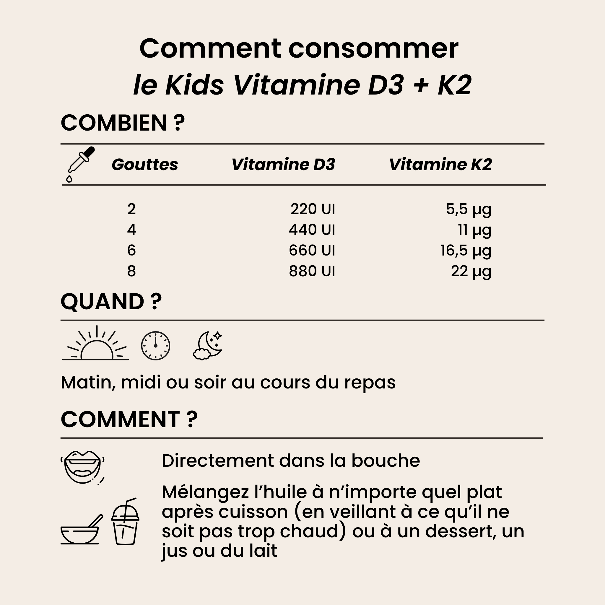 Kids Vitamin D3 + K2