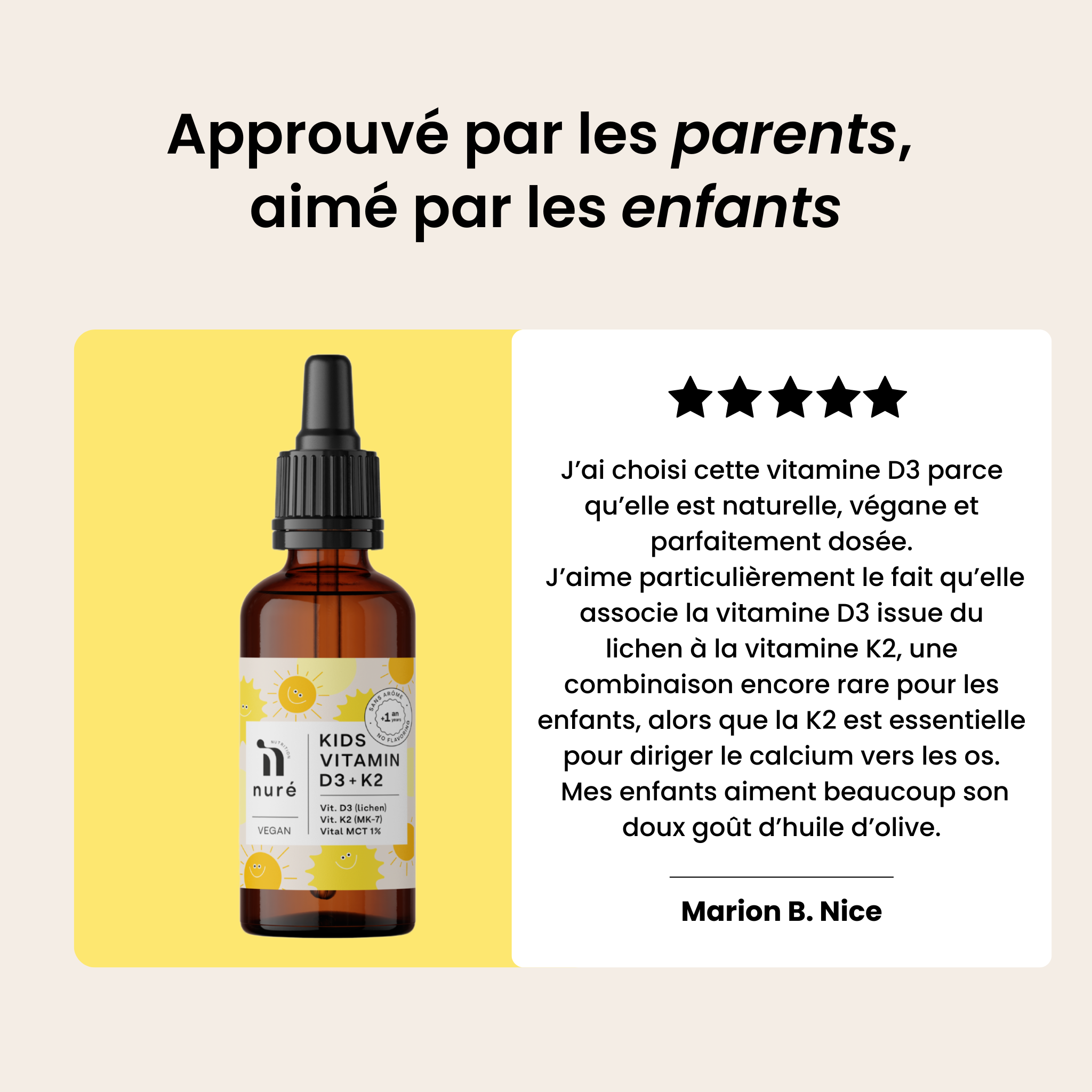 Kids Vitamin D3 + K2