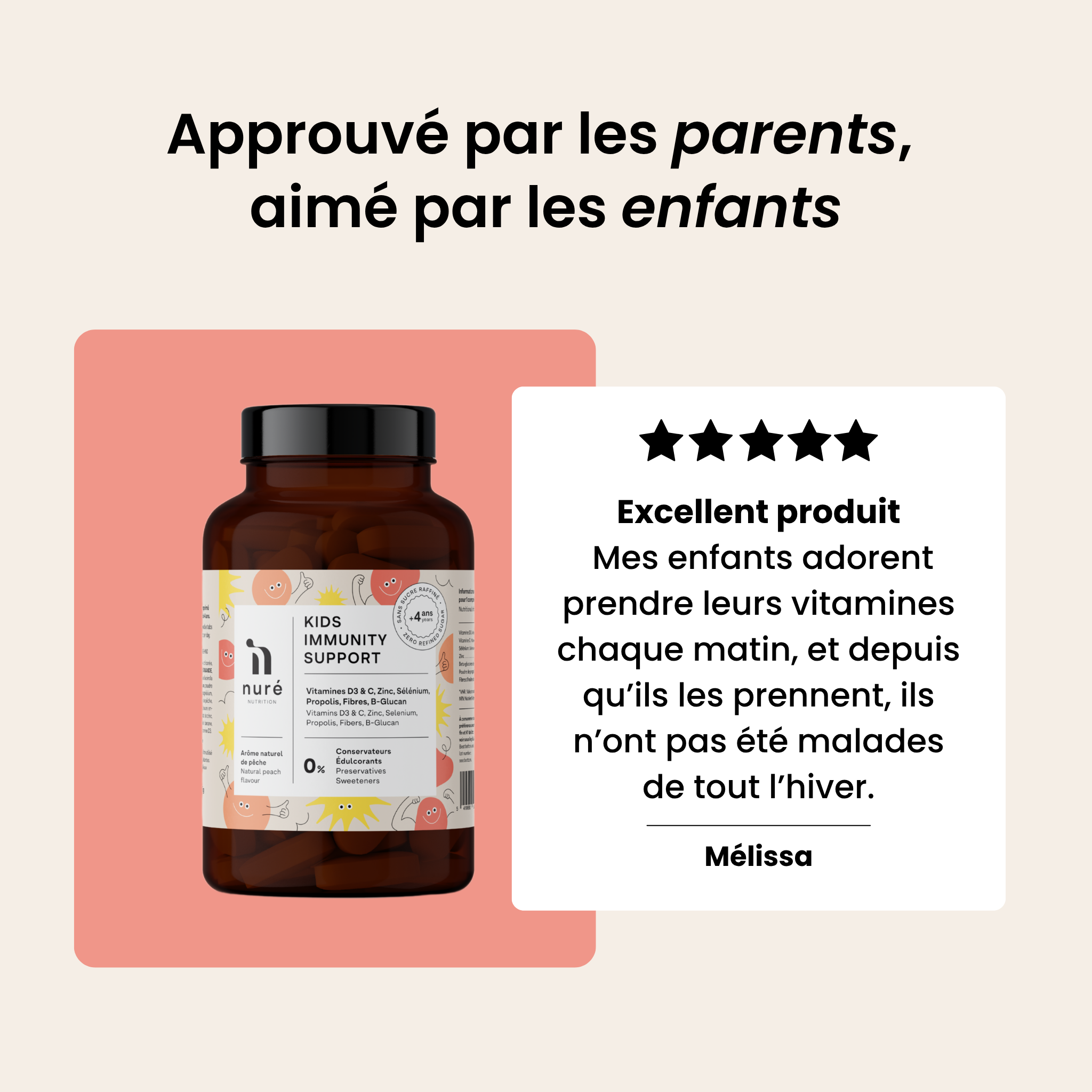 Kids Immunity Support PÊCHE