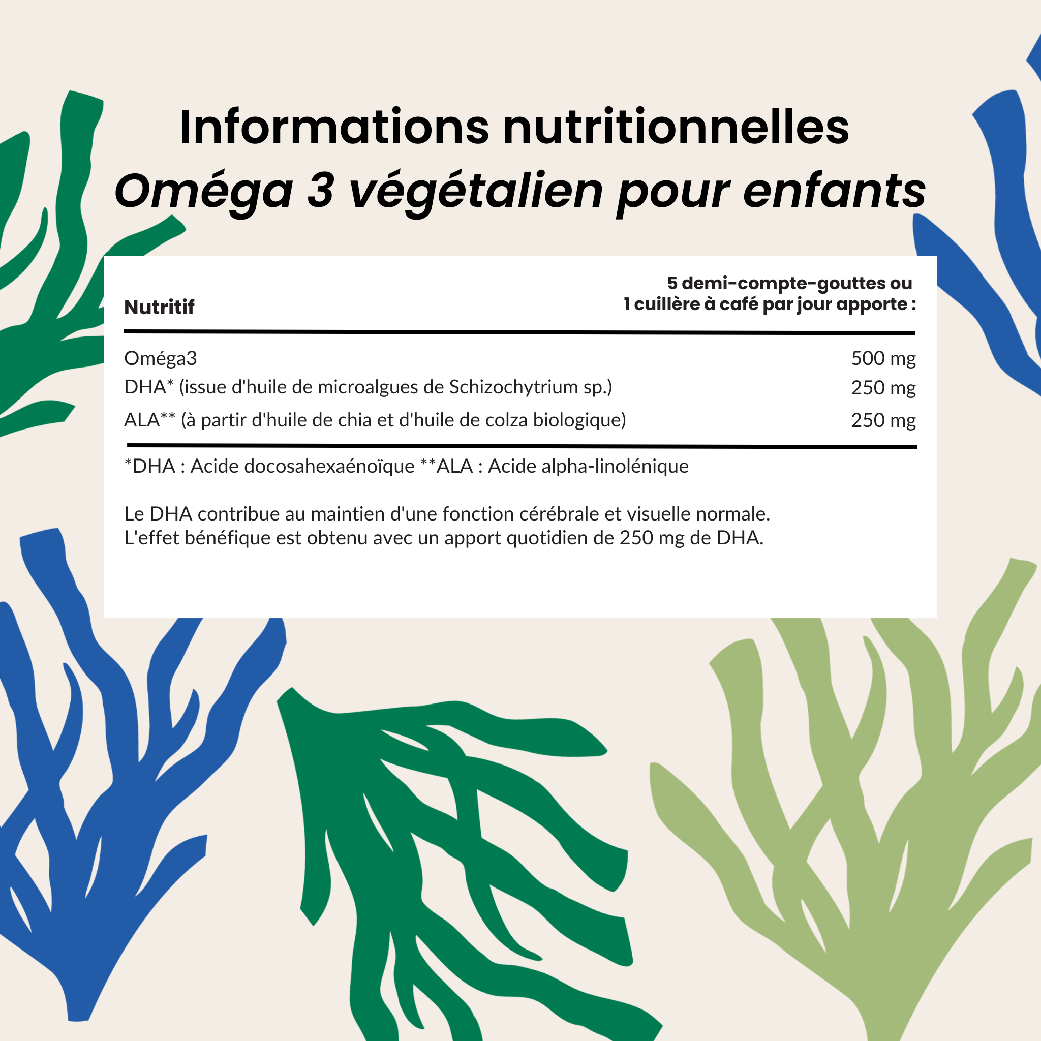 Kids Vegan Omega-3 | 50 ml