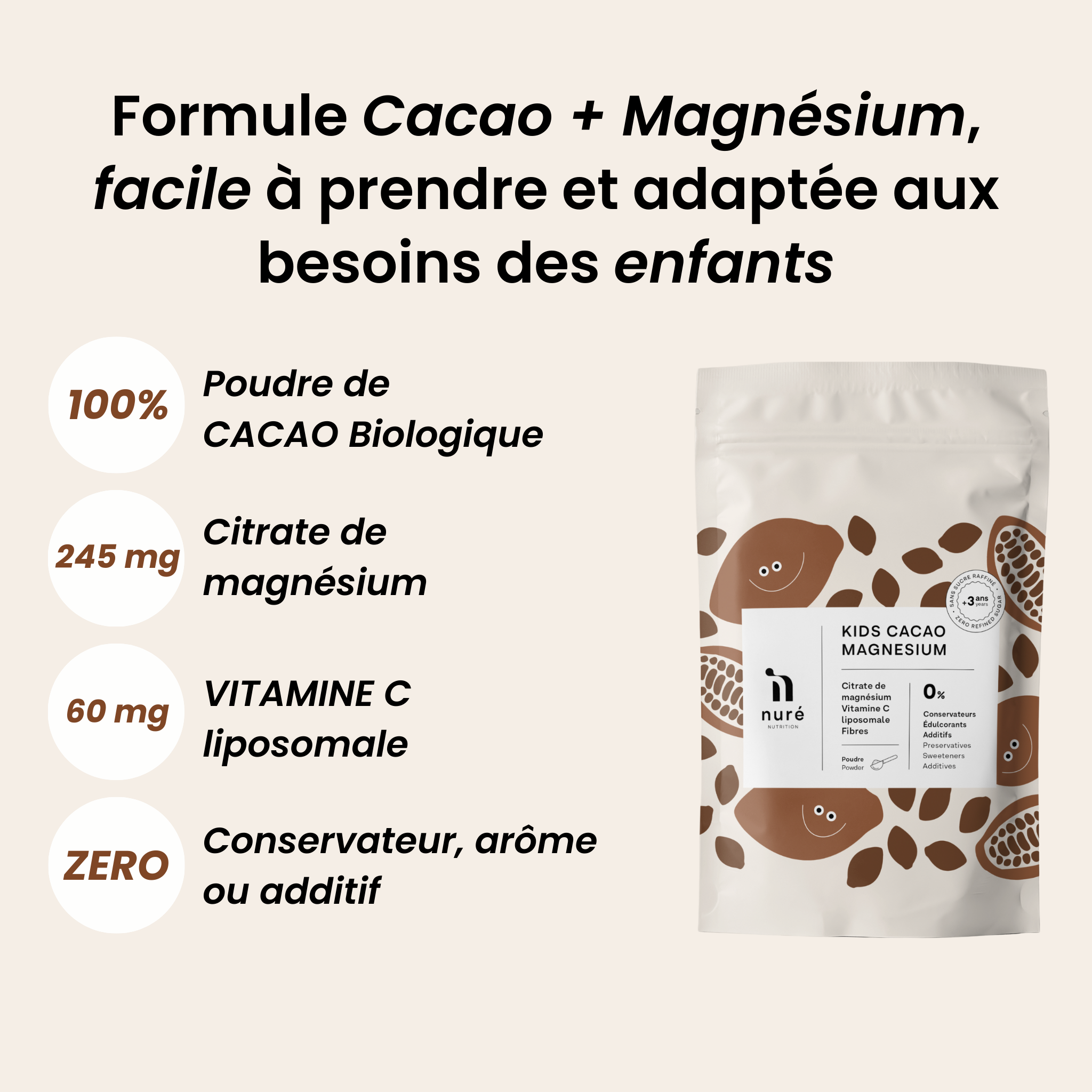 Kids Cacao+ Magnesium