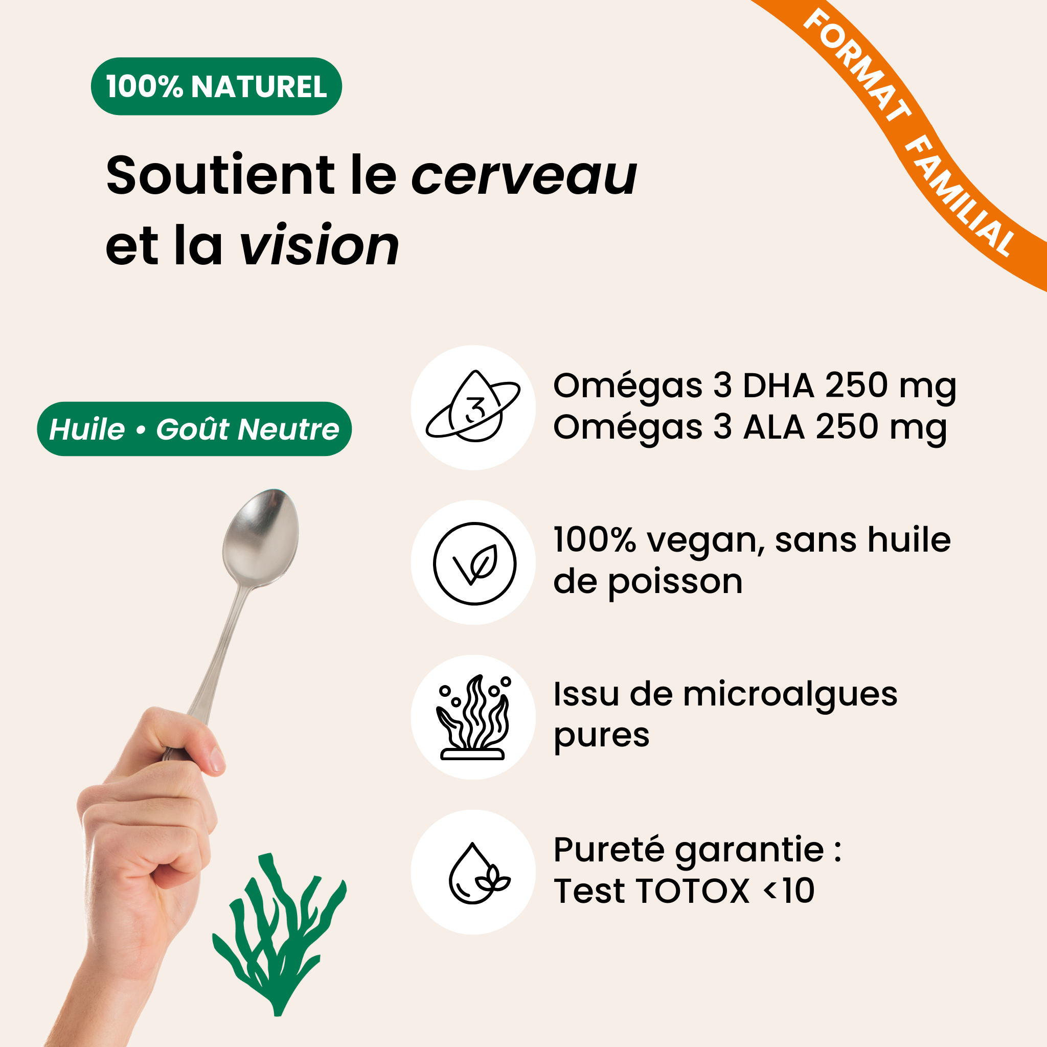 Kids Vegan Omega-3 | 125 ML