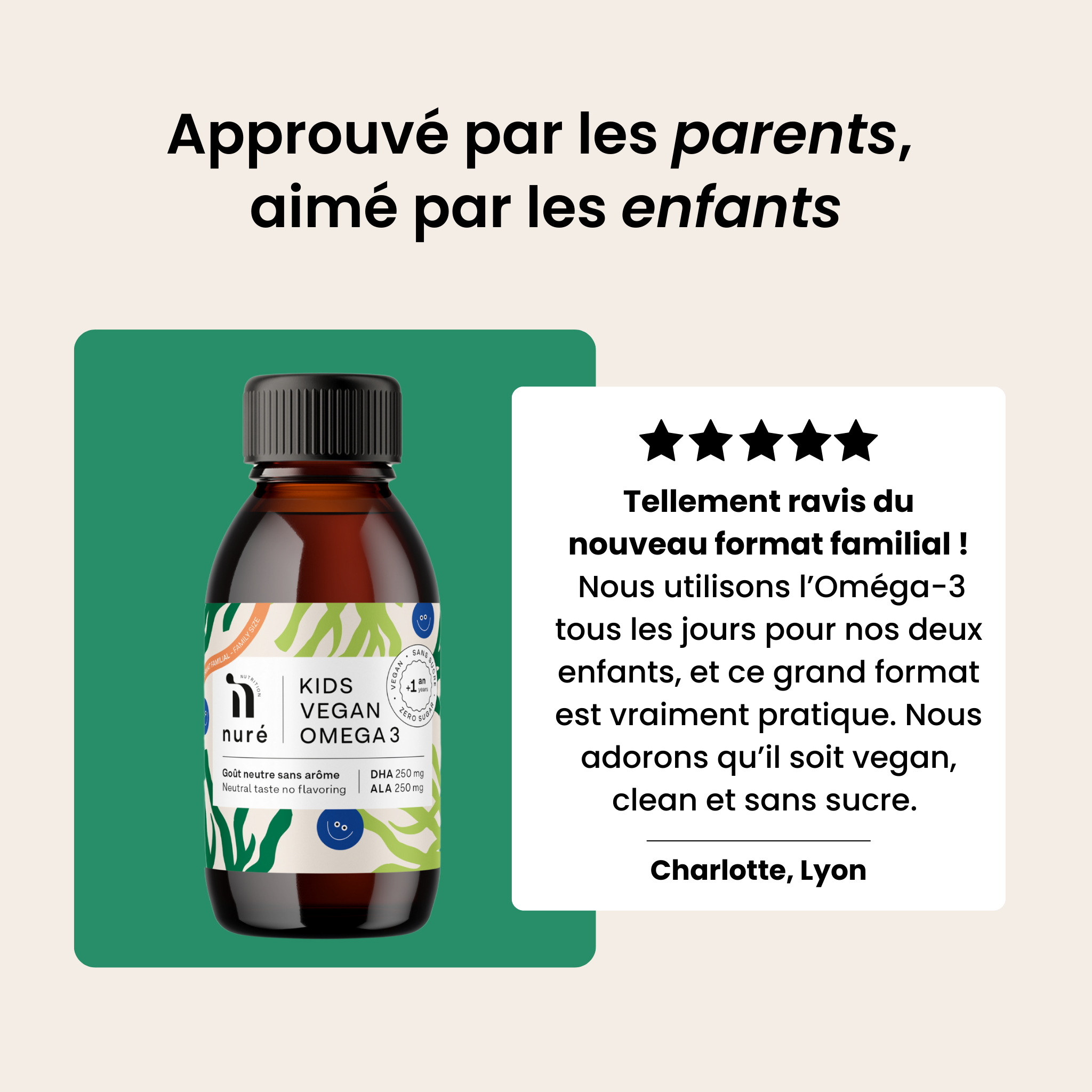 Kids Vegan Omega-3 | 125 ML