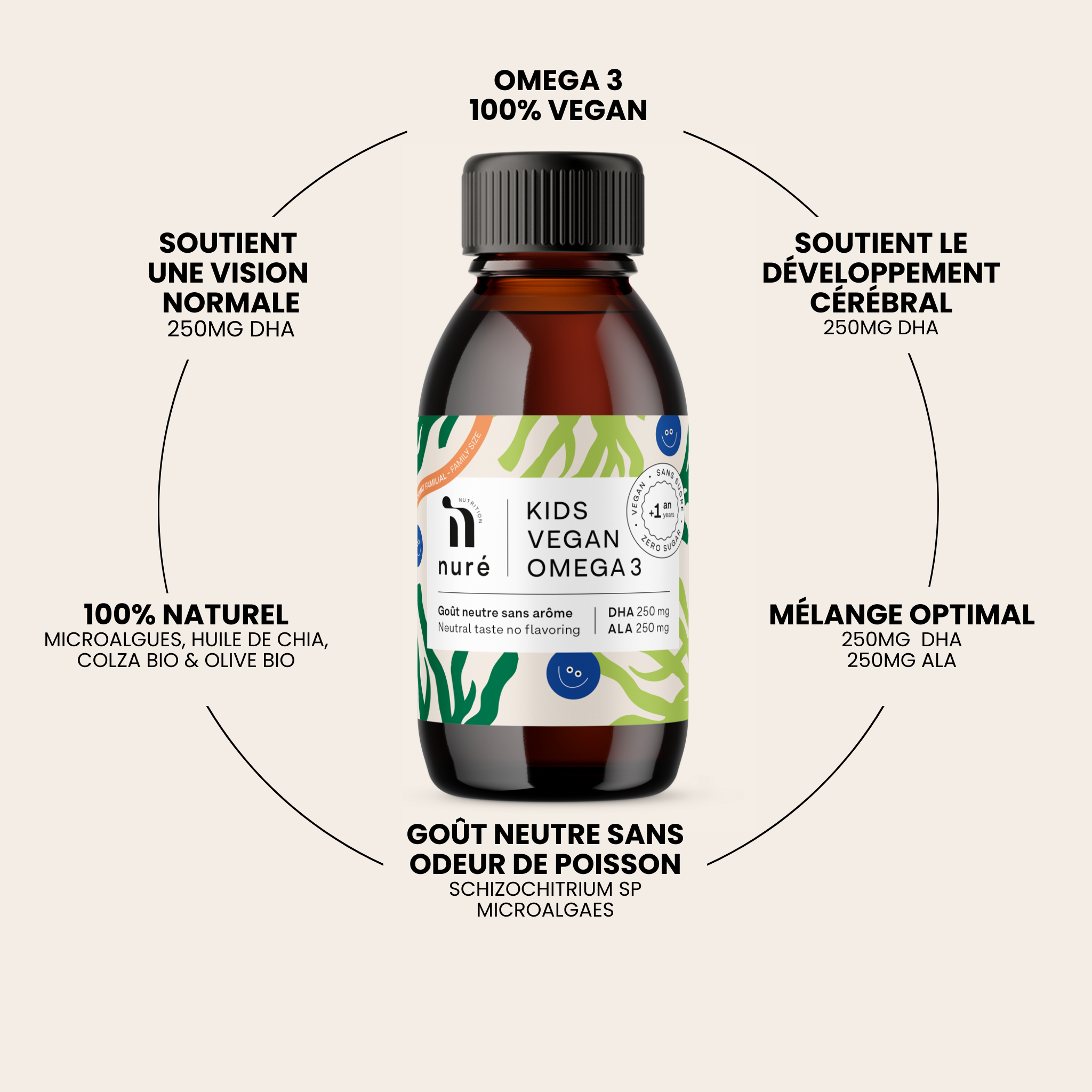 Kids Vegan Omega-3 | 125 ML