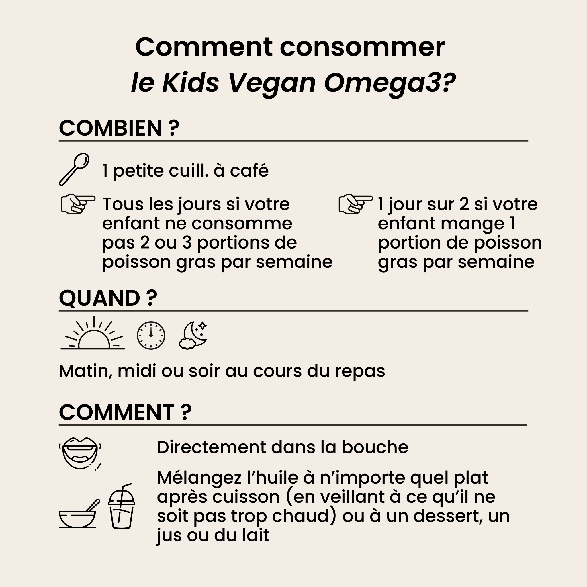 Kids Vegan Omega-3 | 125 ML