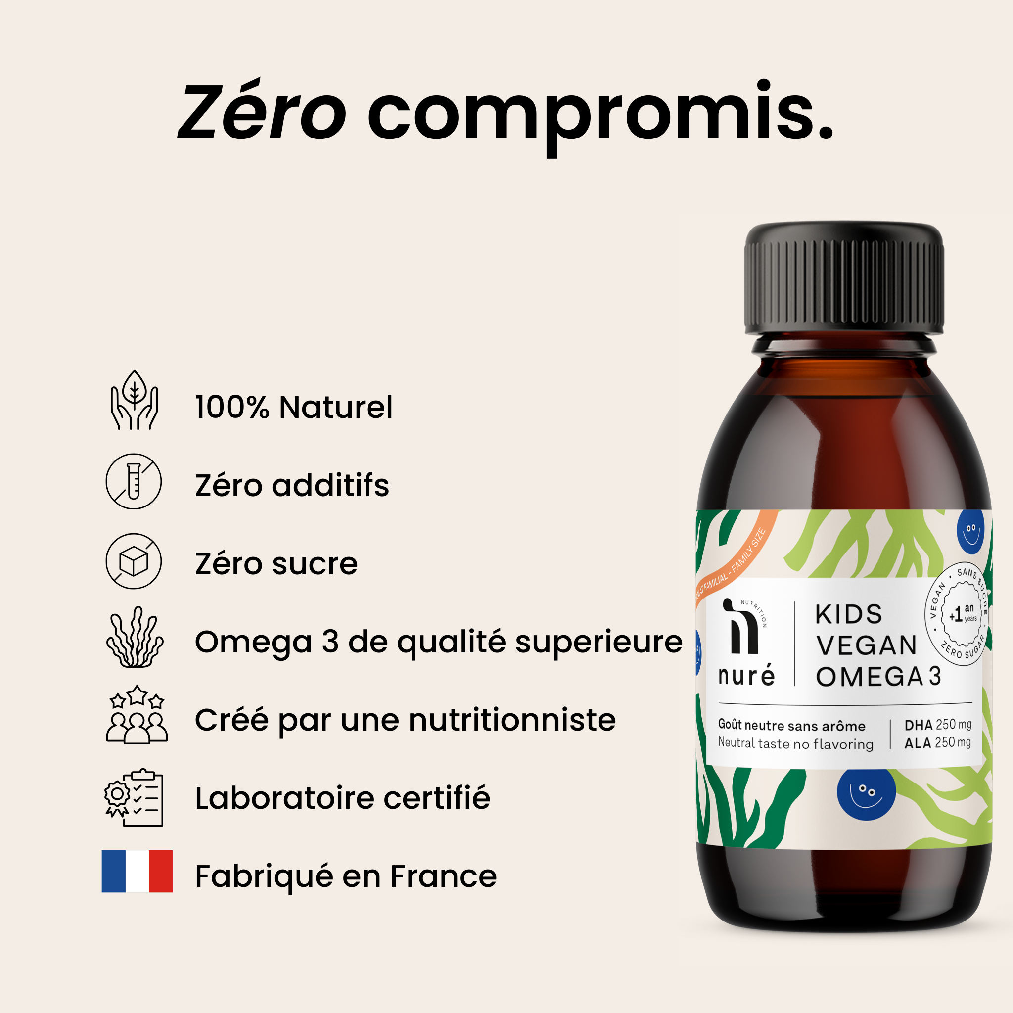 Kids Vegan Omega-3 | 125 ML