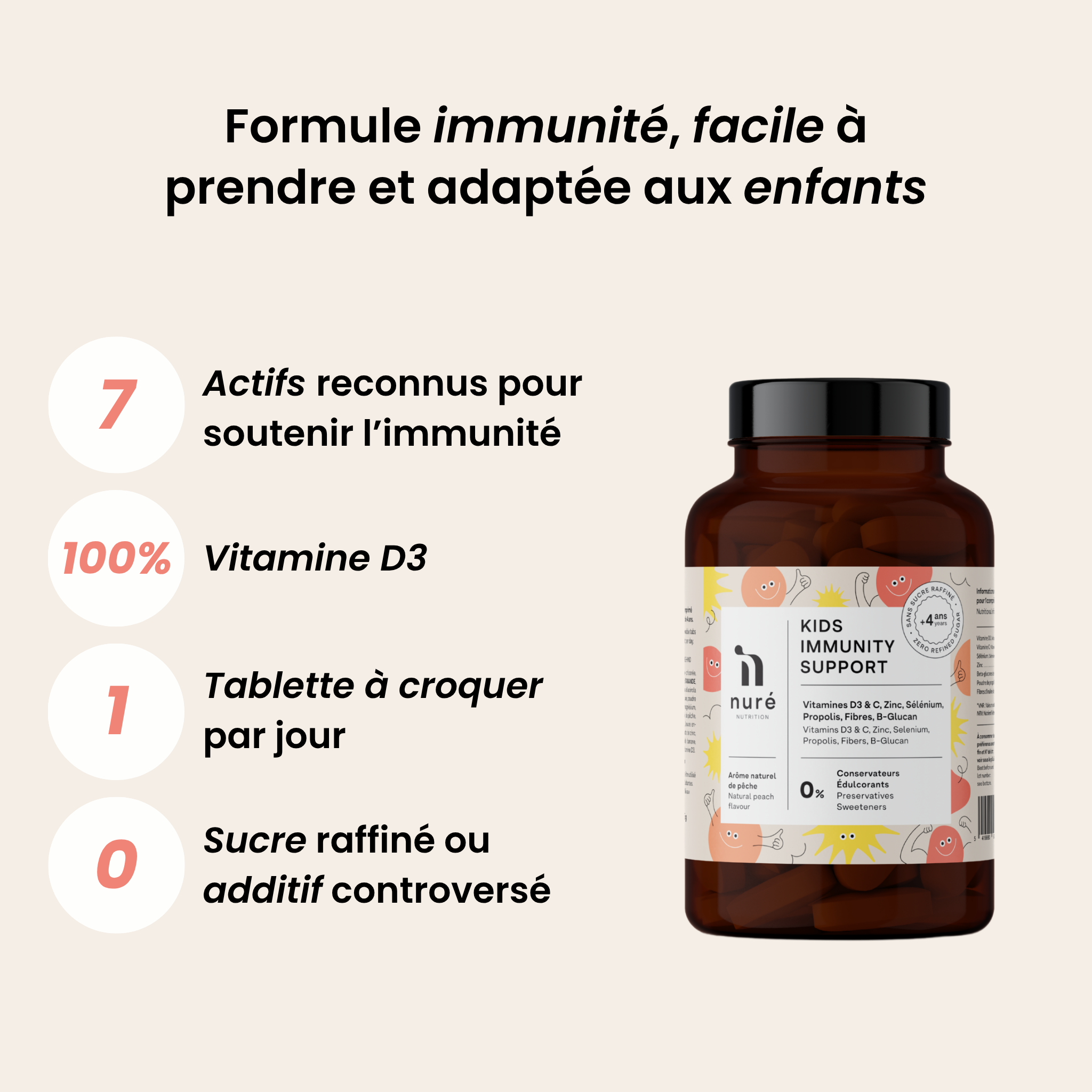 Kids Immunity Support PÊCHE