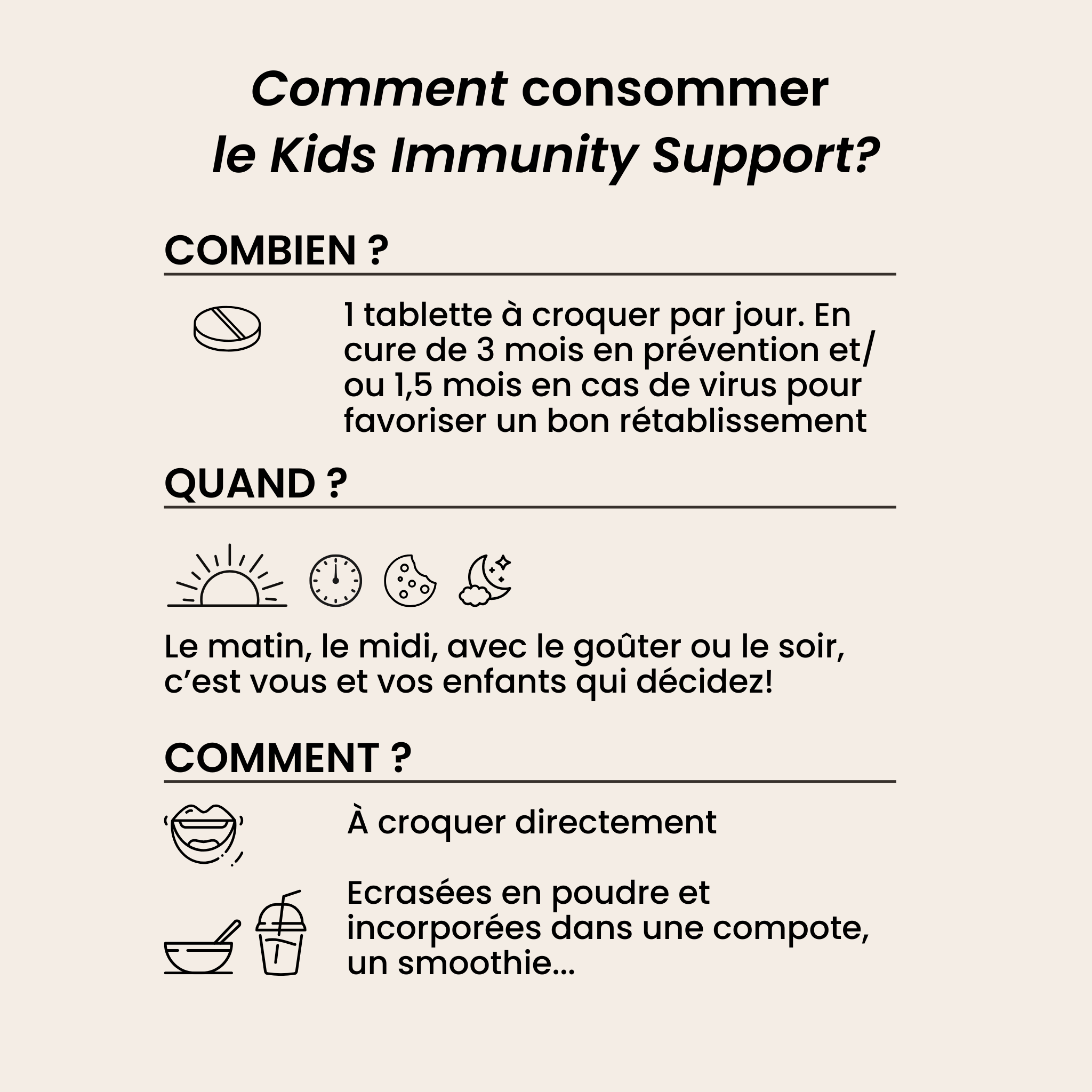 Kids Immunity Support PÊCHE