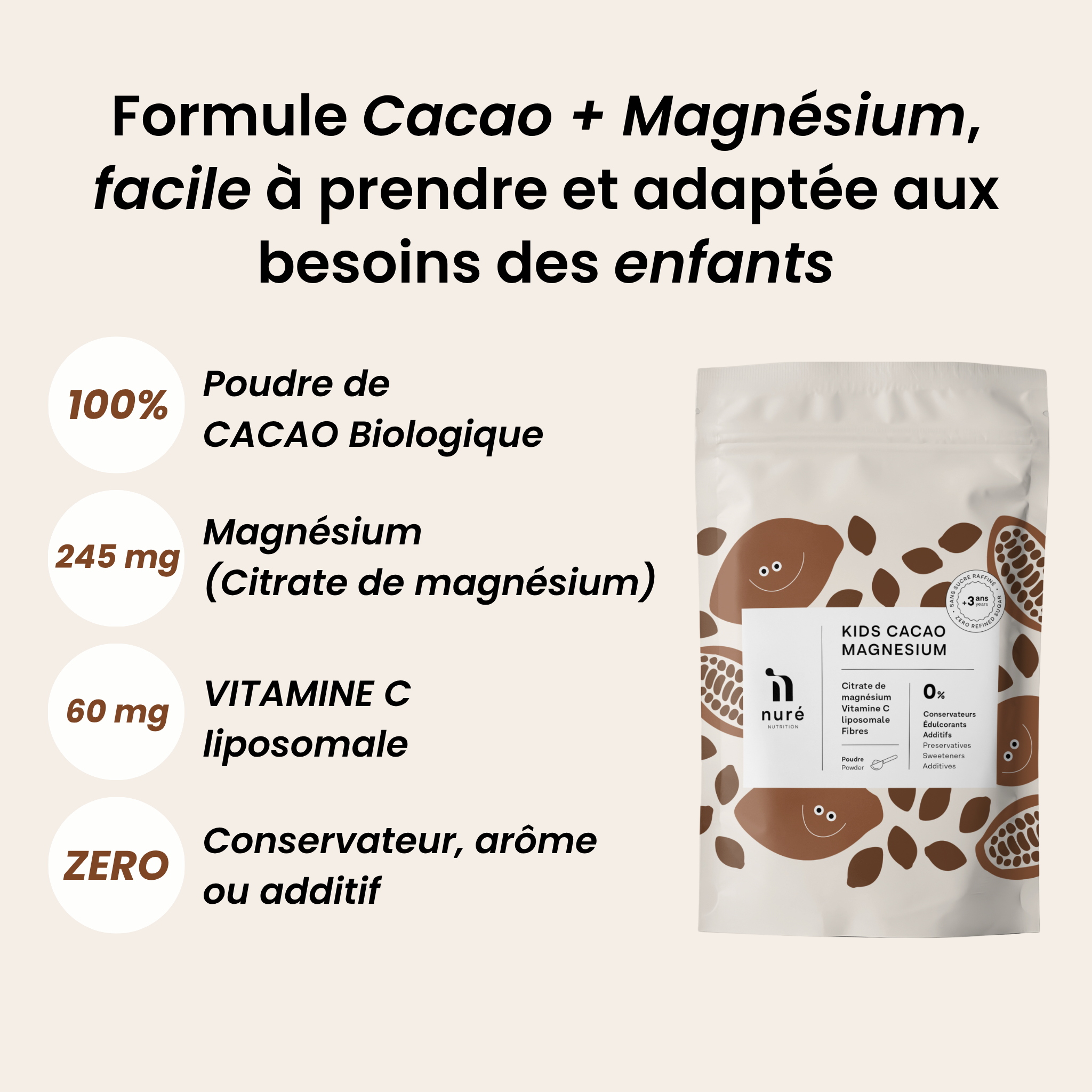Kids Cacao+ Magnesium