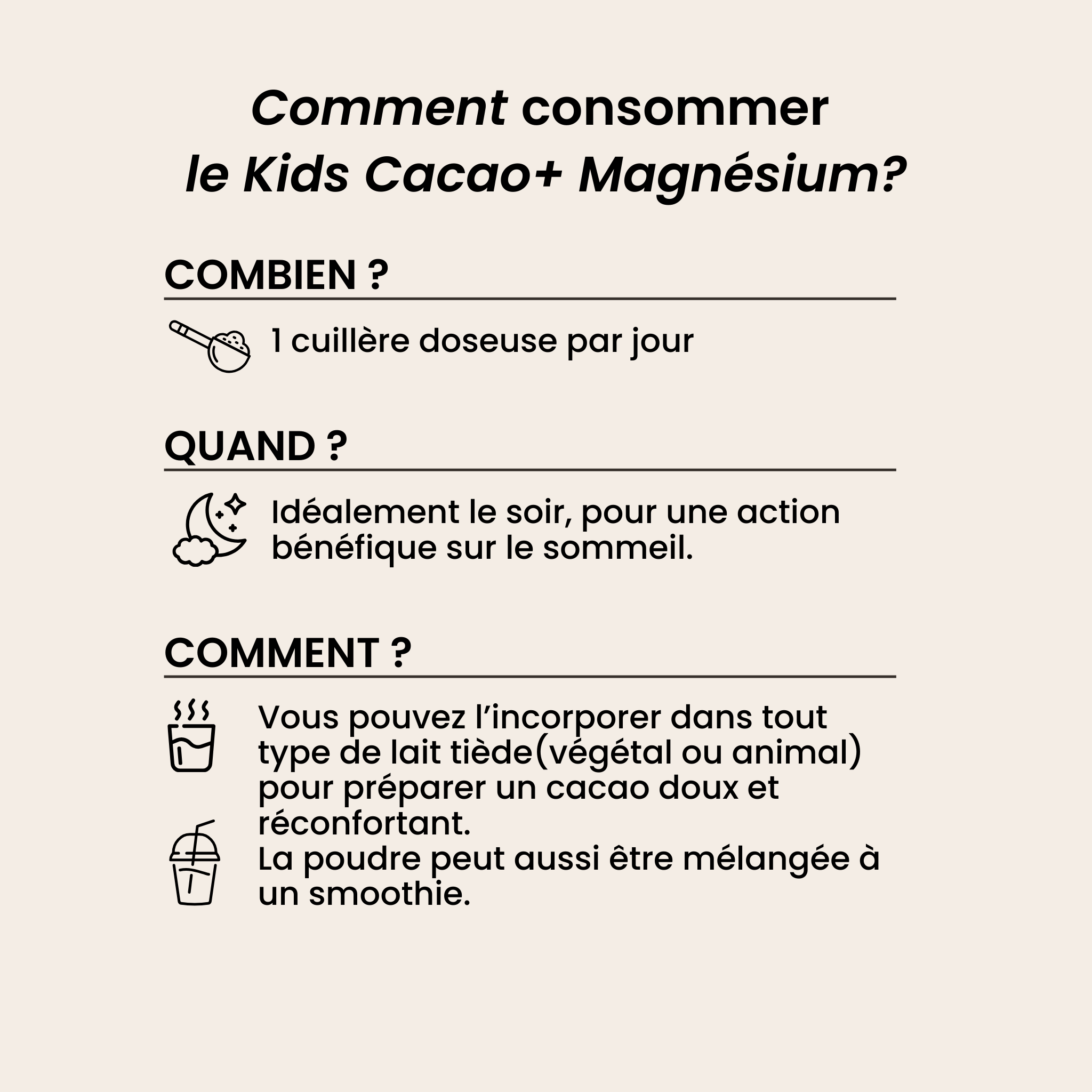 Kids Cacao+ Magnesium