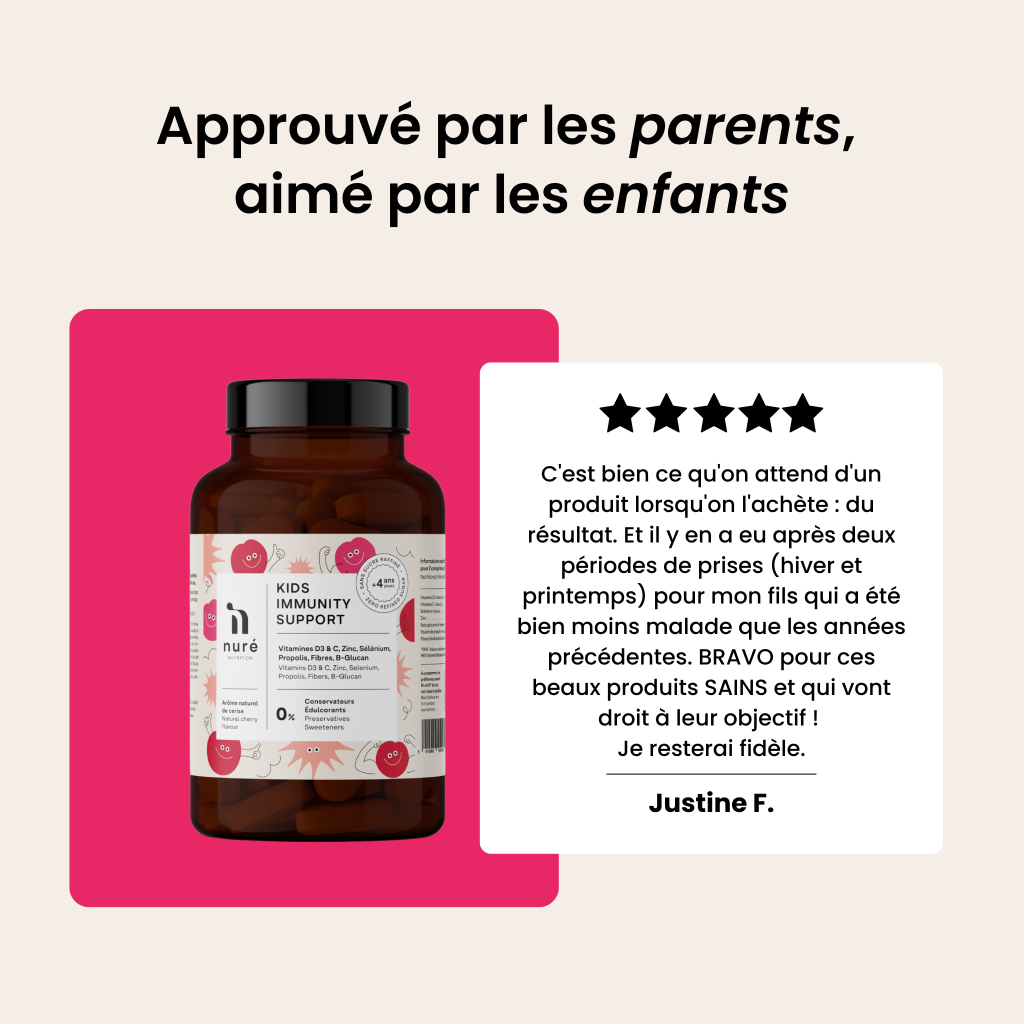 Kids Immunity Support CHERRY