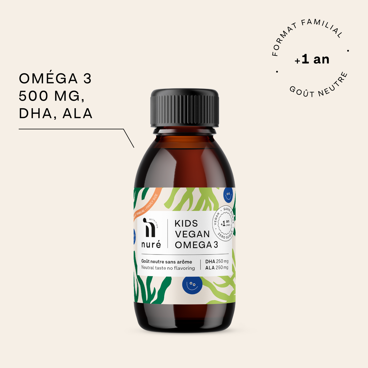Kids Vegan Omega-3 | 125 ML