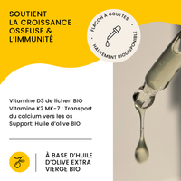 Kids Vitamin D3 + K2